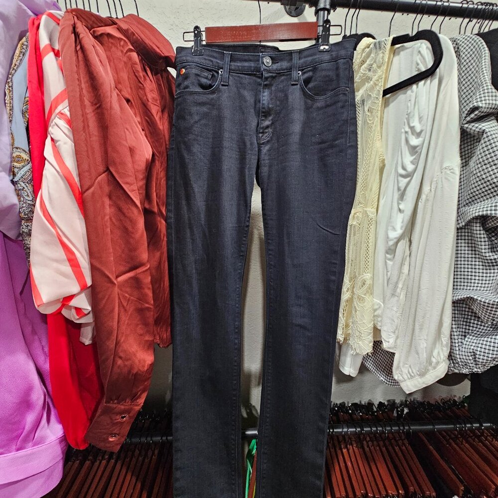 Black skinny jeans by Hudson